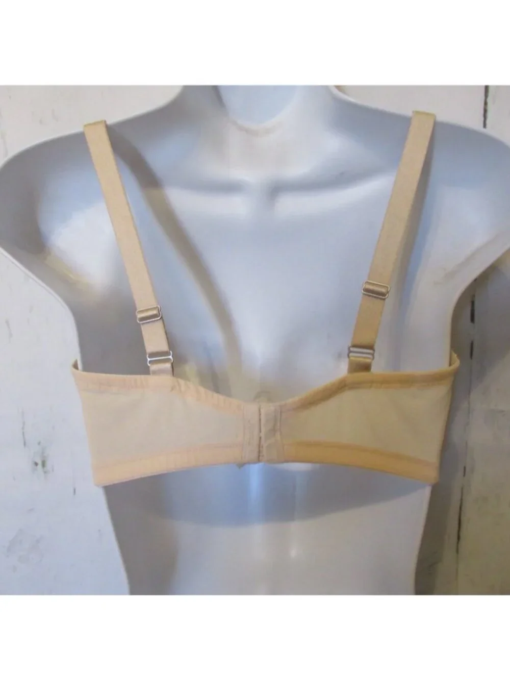 Soma Bra 34DD Beige‎ Tan Embroidered Sensuous Lace Underwire Unlined Sheer